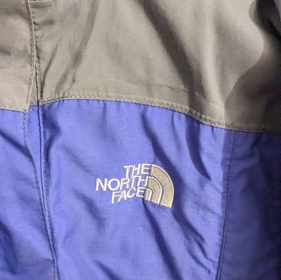 Vintage North face ski jacket blue/gray shell size large - Picture 2 of 4